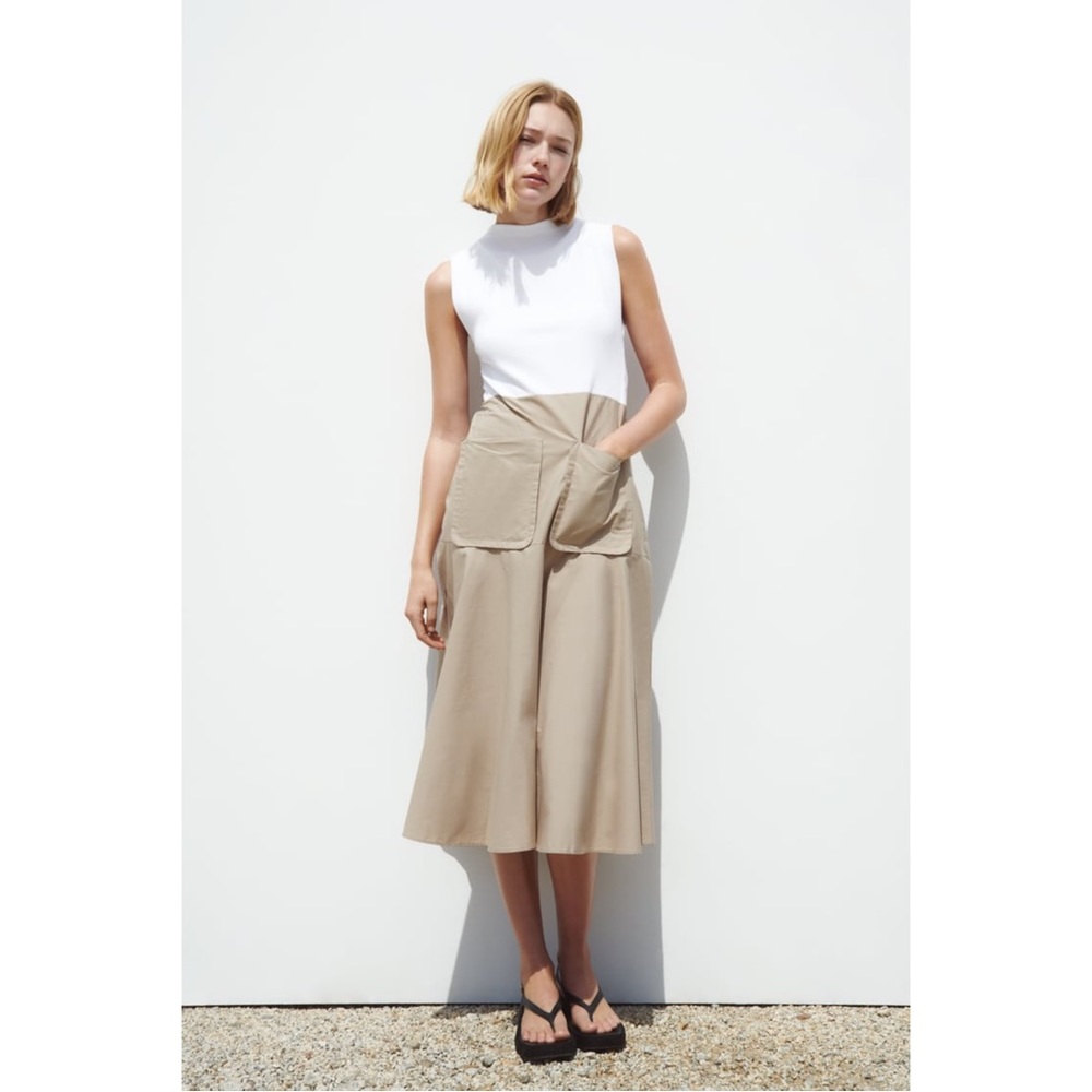 ZARA ~DRESS WITH MATCHING
POCKETS (NWT)